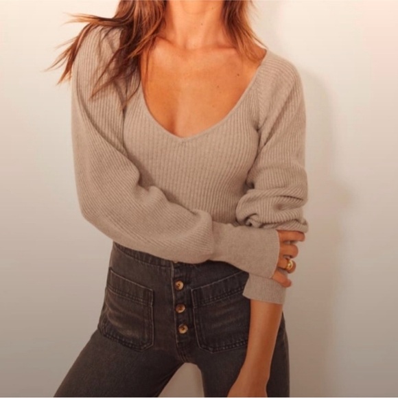 Reformation Sweaters - Reformation Hart Cashmere Sweater S